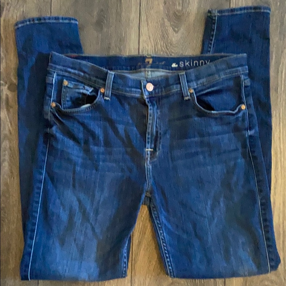7 For All Mankind Jeans, Skinny, 32W